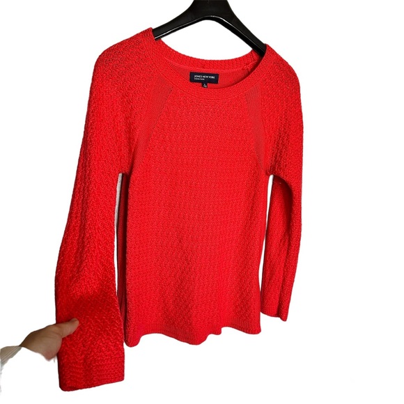 Jones New York Sweaters - Jones new york Coral Red Cozy Chunky Sweater Large